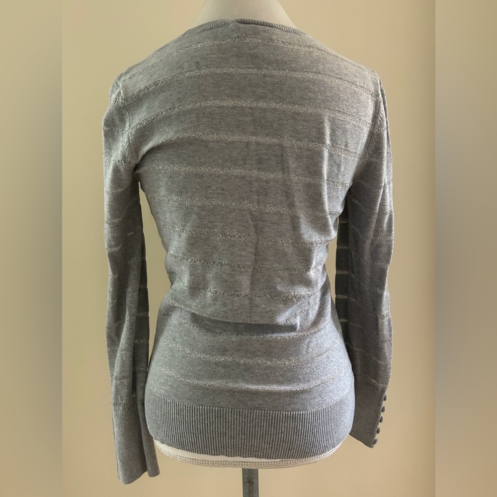 Pretty Gray w/Silver Sweater - Picture 5 of 6